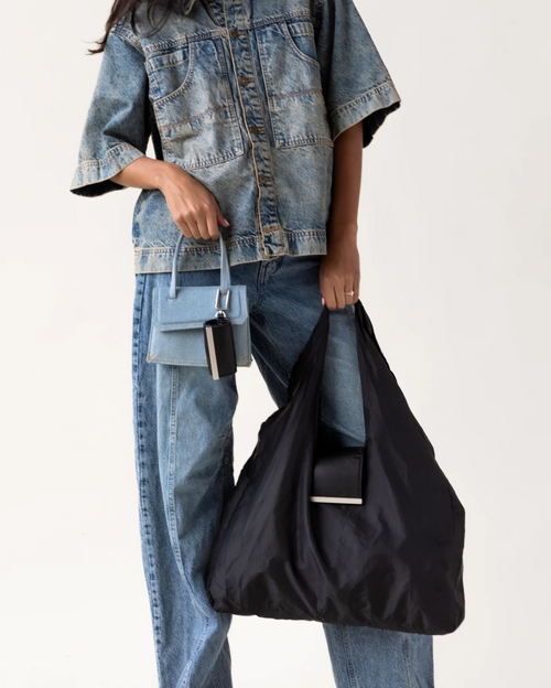 keychain tote - black