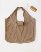 keychain tote - caramel