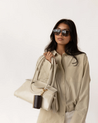 keychain tote - coffee