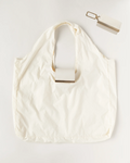 keychain tote - cream