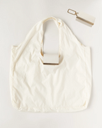 keychain tote - cream