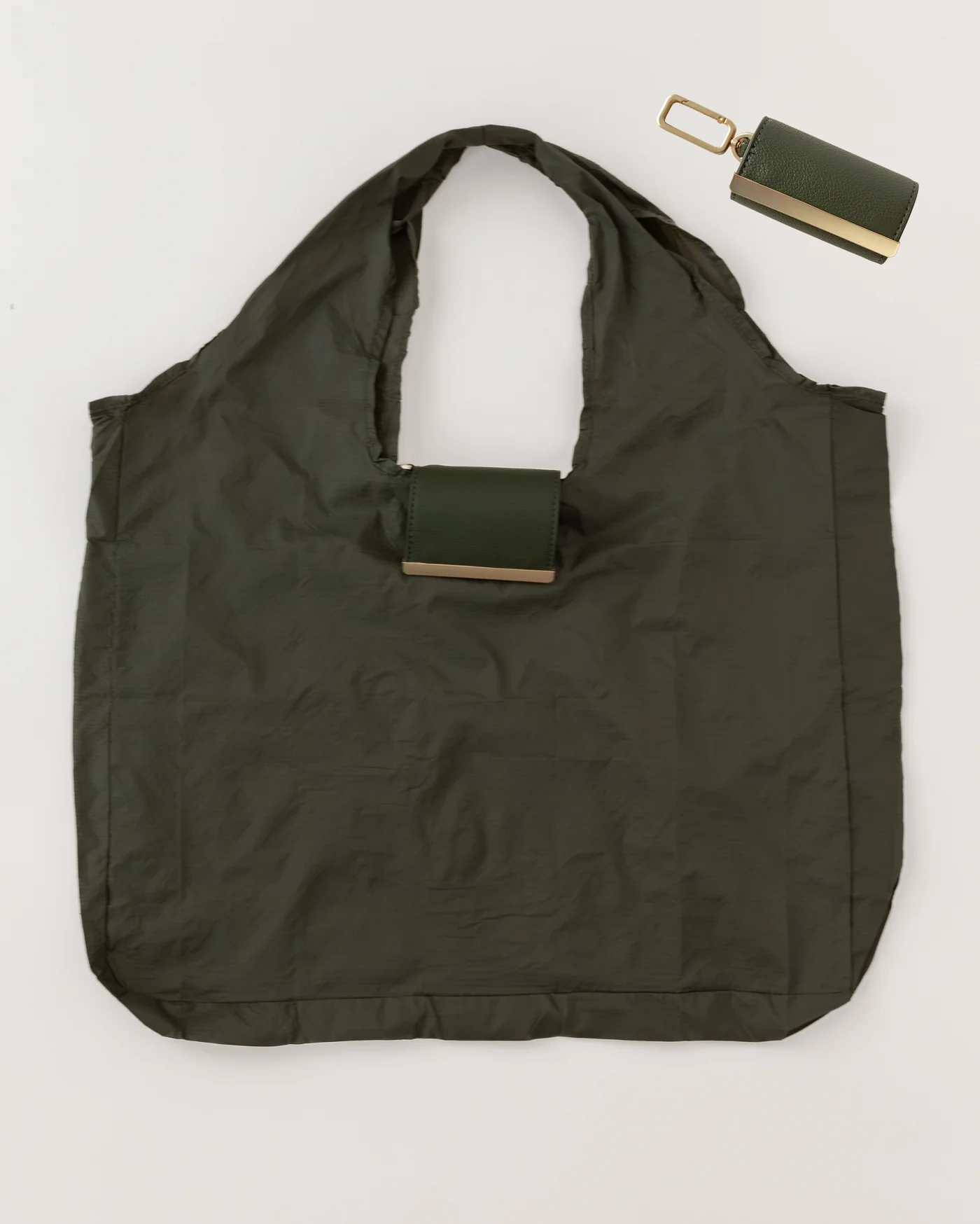 keychain tote - olive