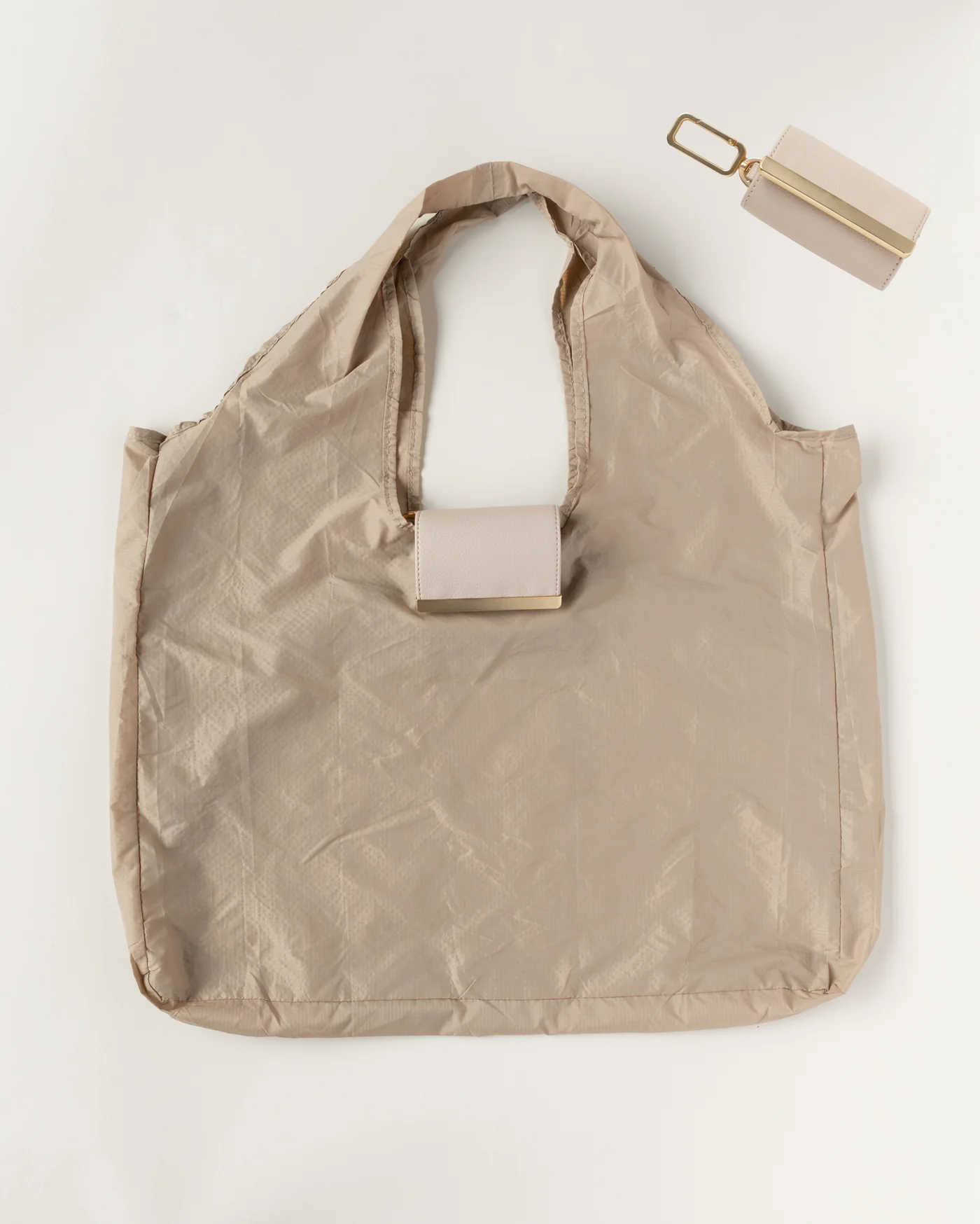 keychain tote - stone